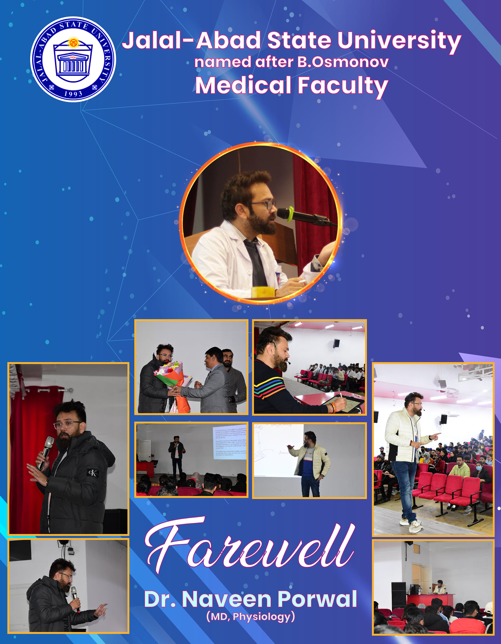 Dr. Naveen Porwal, Physiology Farewell Day